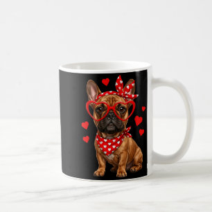 Caneca De Café Bulldog Francês Dia dos Namorados Amante Frenchie