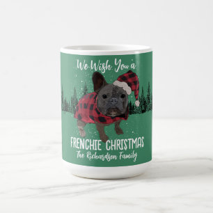 Caneca De Café Bulldog Francês Natal Personalizado Cachorro Frenc