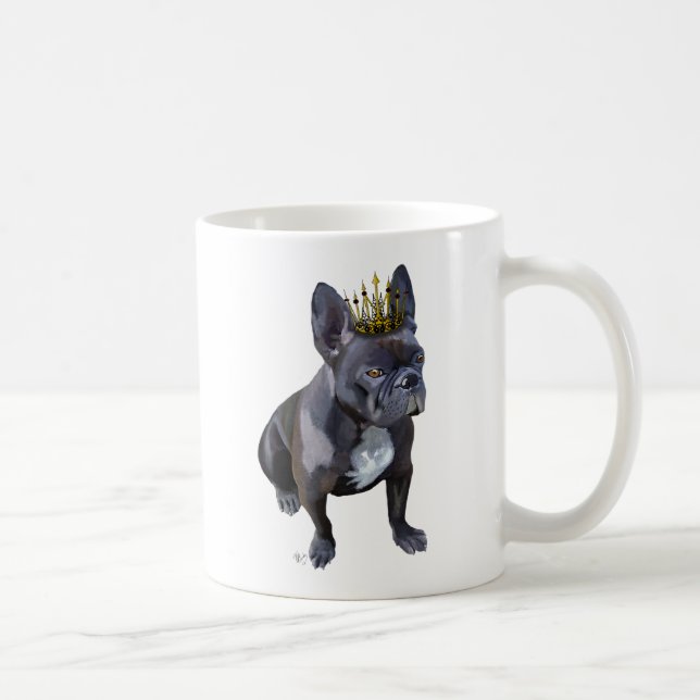 Caneca De Café Bulldog King francês (Direita)