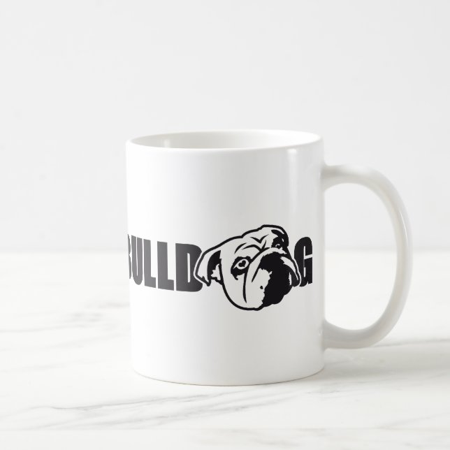 Caneca De Café Bulldog v2 1c (Direita)