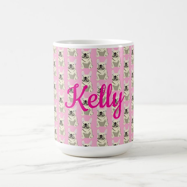 Caneca De Café Bulldogue Francês Creme (Centro)