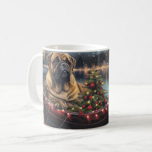 Caneca De Café Bullmastiff Natal Festivo Voyage