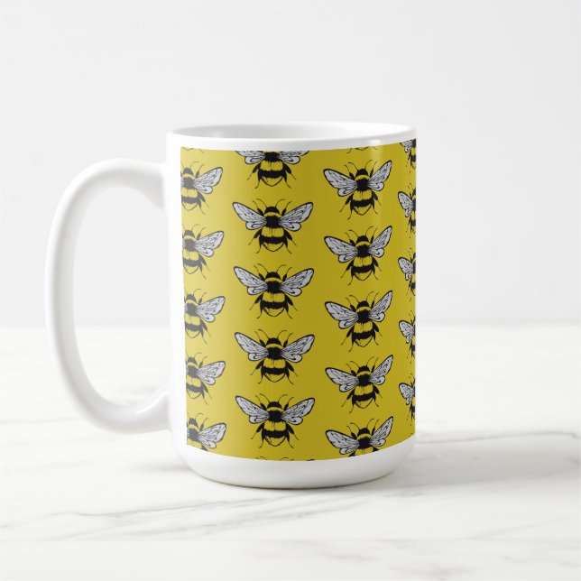 Caneca De Café Bumble Bee (Esquerda)