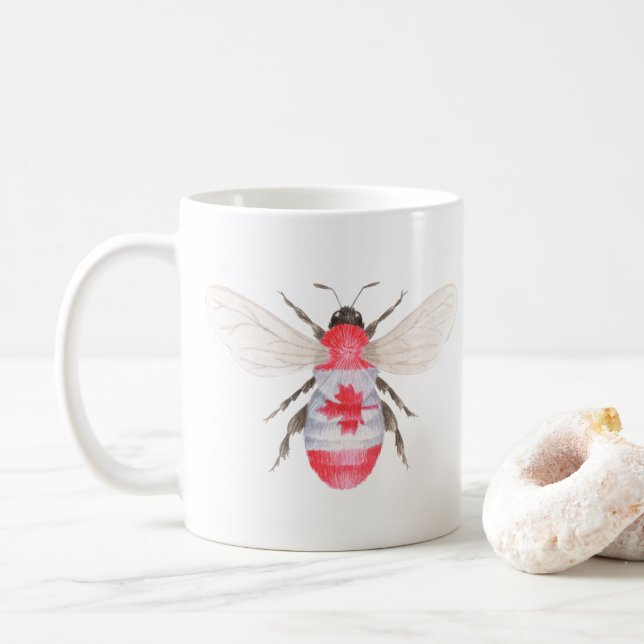 Caneca De Café Bumblebee canadense (Com Donut)