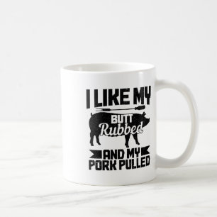 Caneca De Café Bumbum De Grelha De churrasco Esfregado E Minha Ca