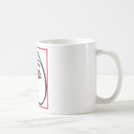 CANECA DE CAFÉ BUMBUM FACE LÁBIOS DE PENAS