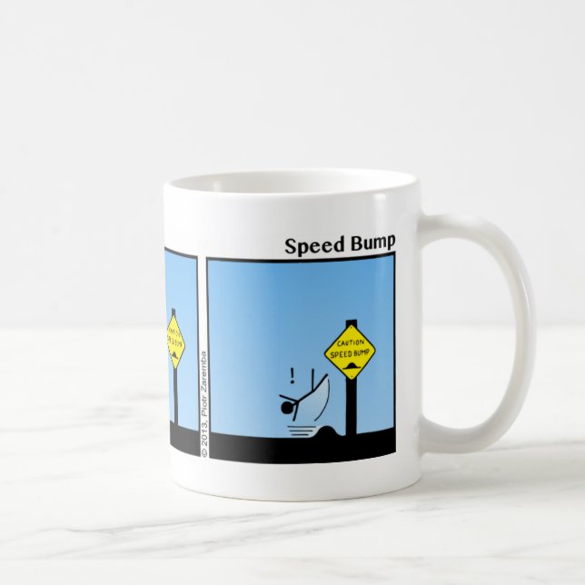 Caneca De Café Bump Stickman Mug de velocidade engraçada - 125 (Direita)