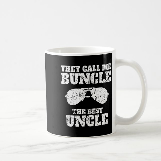 Caneca De Café Buncle - They Call Me Buncle - The Uncle Funny  (Direita)