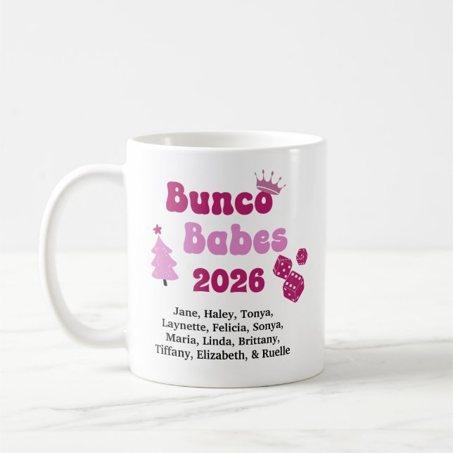 Caneca De Café Bunco Babe Personalizada (Esquerda)