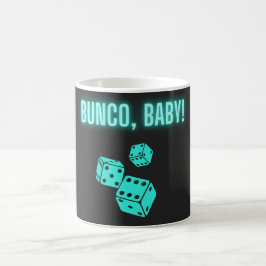 Caneca De Café Bunco Baby Neon Aqua