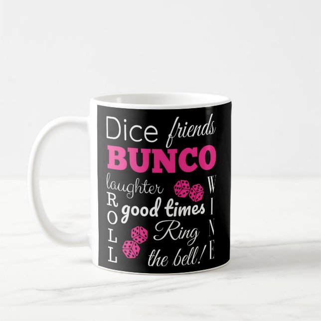 Caneca De Café Bunco Dice Times (Esquerda)