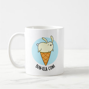Caneca De Café Bunnilla Cone Funny Bunny Vanilla Sorvete