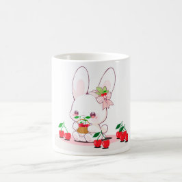 Caneca De Café Bunny & Cherries