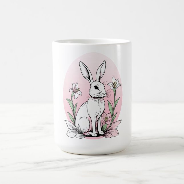 Caneca De Café Bunny e Lily (Centro)