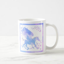 Bunny e Pegasus Clouds Coffee Mug