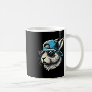 Caneca De Café Bunny Face Hat Pulga Felz pascoa Day Boy
