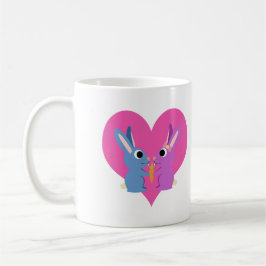 Caneca De Café Bunny Love