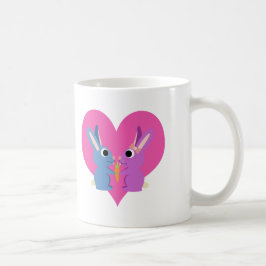 Caneca De Café Bunny Love