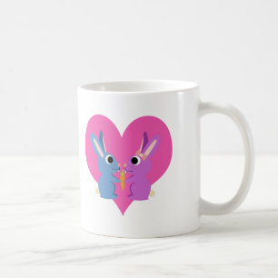 Caneca De Café Bunny Love