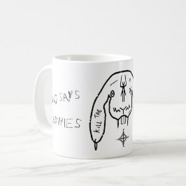Caneca De Café Bunny of Doom v1