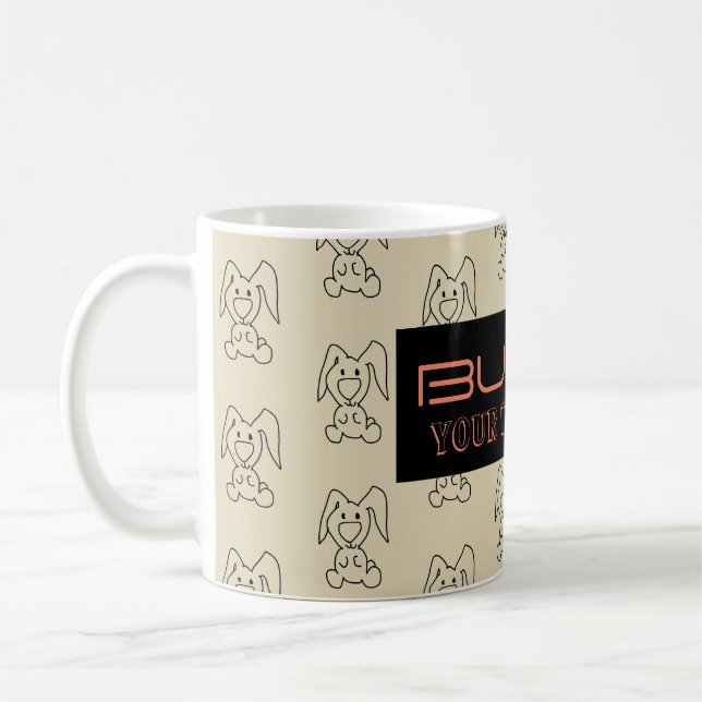 CANECA DE CAFÉ BUNNY PATTERS (Esquerda)