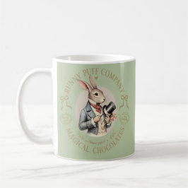 Caneca De Café Bunny Puff Company Vintage Rabbit Gentleman