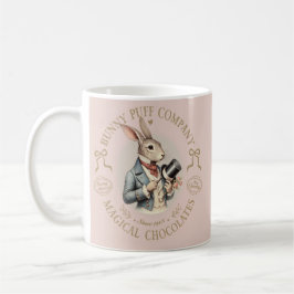 Caneca De Café Bunny Puff Company Vintage Rabbit Gentleman