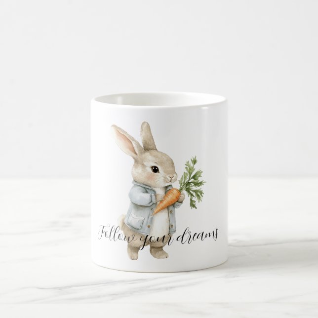 Caneca De Café Bunny Rabbit Dreams Carrot (Centro)
