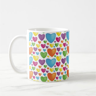Caneca De Café Bunte Herzen