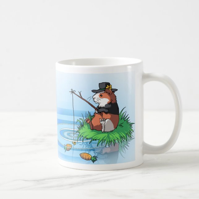 Caneca De Café Bunty a cobaia vai pesca da cenoura (Direita)