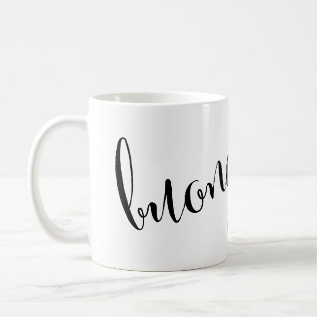 Caneca De Café Buongiorno Bom dia Mug Italiano (Esquerda)