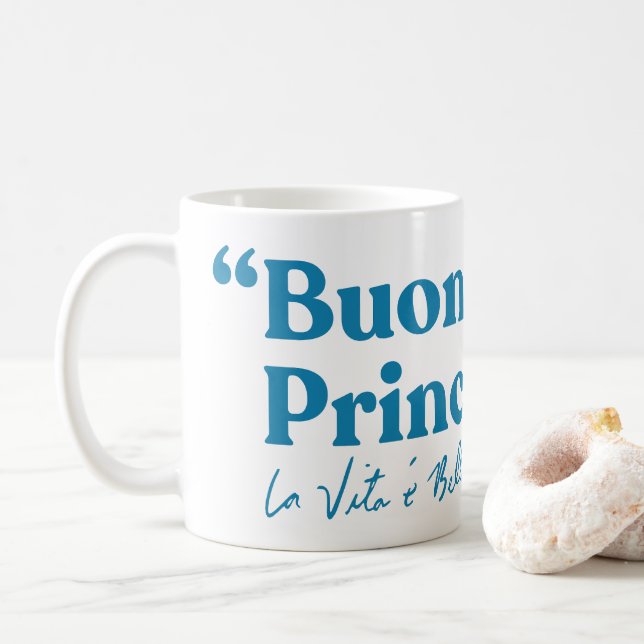 Caneca De Café Buongiorno Principessa (Com Donut)