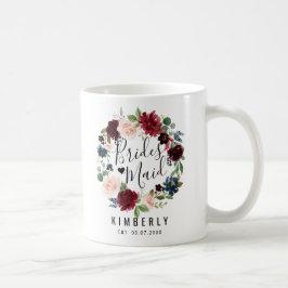 Caneca De Café Buquê | Bridesmaid