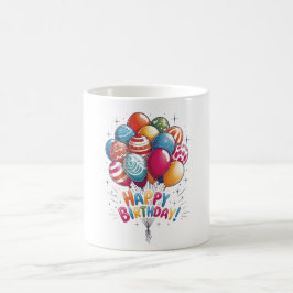 Caneca De Café Buquê de balão