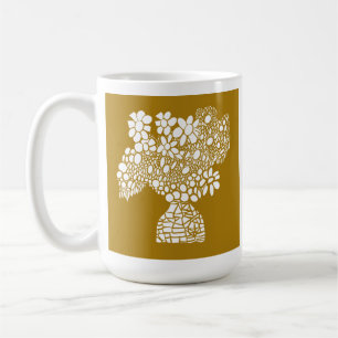 Caneca De Café BUQUÊ Dourado