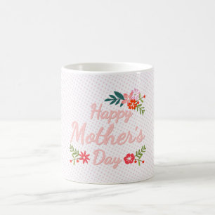 Caneca De Café buquê Floral feliz dia de as mães