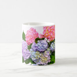 Caneca De Café Buquê Hydrangea