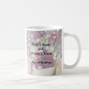 Caneca De Café Buquês De Flor Secos Produtos De Cascata