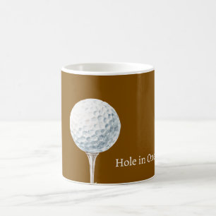Caneca De Café Buraco de Bola de Golfe em Uma Tacada