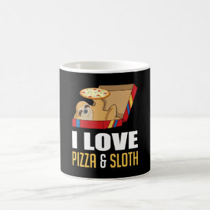 Caneca De Café Burger De Comida Rápido Pizza Engraçada Come Pre
