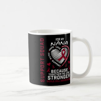 Caneca De Café Burgundy Sickle Cell Awarness Items Nana Support