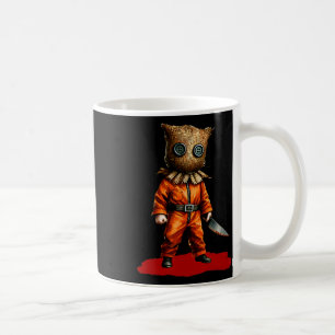Caneca De Café Burlap Mask Slasher Knife Horror Spooky Hal