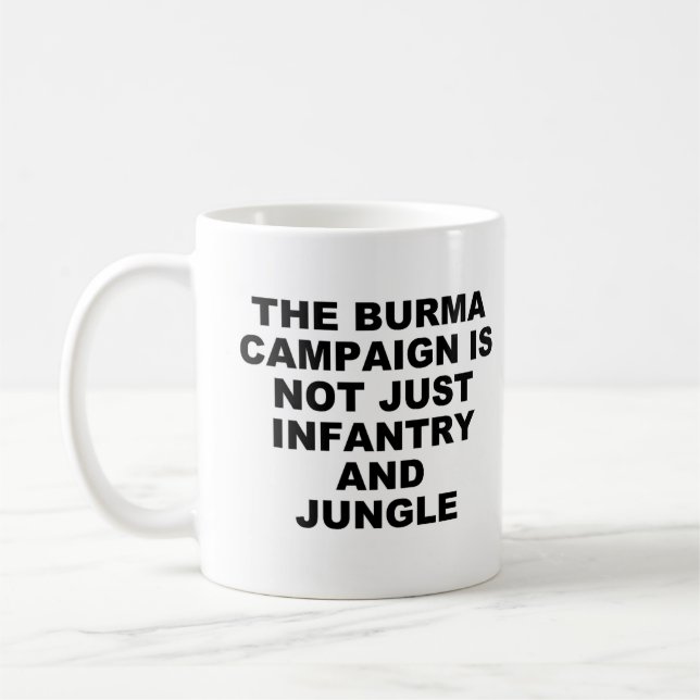 Caneca De Café Burma Infantry Mug (Esquerda)