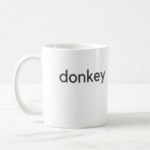 Caneca De Café burro escuro