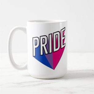 Caneca De Café Burst do Orgulho Bissexual
