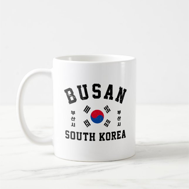 Caneca De Café Busan Coreia do Sul  (Esquerda)