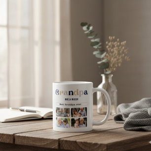 Caneca De Café Busca Personalizada do Google Melhor Avô do Mundo