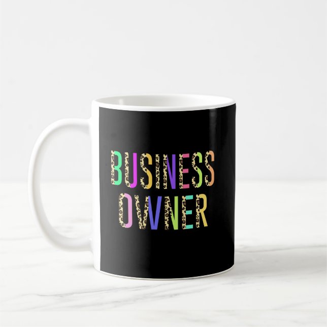 Caneca De Café Business Owner Entrepreneur Gift Small Business (Esquerda)