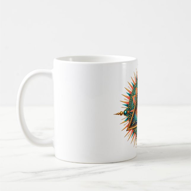 Caneca de Café Bússola Dourada Olho (Esquerda)