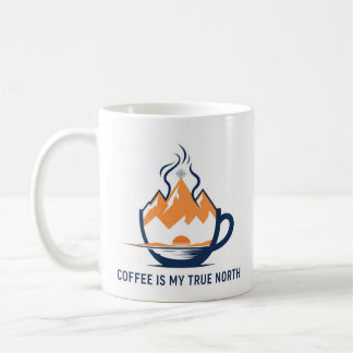 Caneca de Café Bússola – Verdadeiro Norte